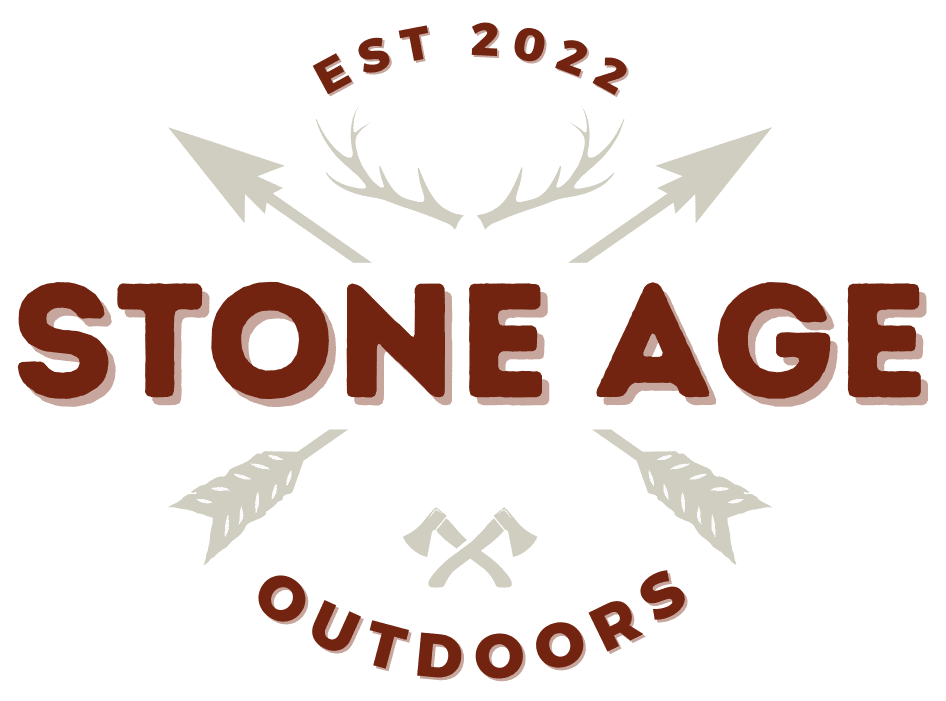 Stone Age Outdoors in La Crete Northern Alberta Custom wood bows archery red logo