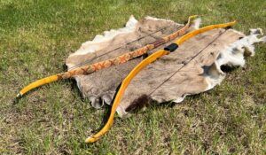 Custom handmade primitive wood bows archery by Stone Age Outdoors in La Crete Northern Alberta