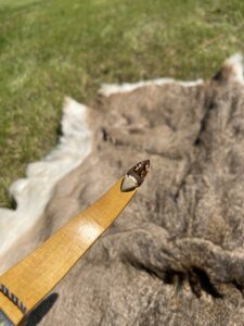 Custom handmade primitive wood bows archery by Stone Age Outdoors in La Crete Northern Alberta