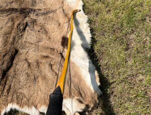 Custom handmade primitive wood bows archery by Stone Age Outdoors in La Crete Northern Alberta