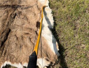 Custom handmade primitive wood bows archery by Stone Age Outdoors in La Crete Northern Alberta